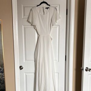 Lulu's White Jumpsuit